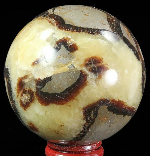 Polished Septarian Sphere - Madagascar #67867
